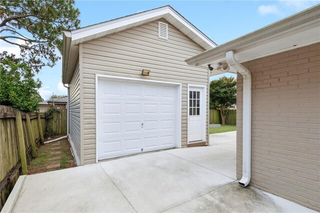 15 Forstall Ave, Kenner, LA 70065 - detached garage featuring concrete driveway