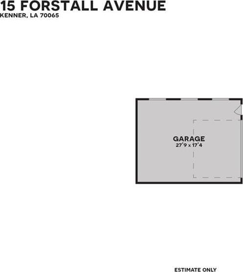 15 Forstall Ave, Kenner, LA 70065 - home floor plan