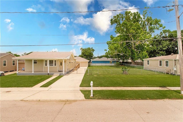 2904 Lloyds Ave, Chalmette, LA 70043 - view of front of home featuring covered porch and concrete driveway