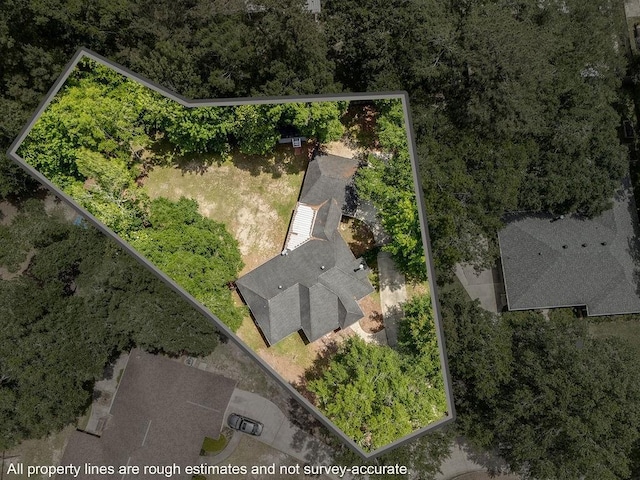 136 Oak Leaf Dr, Slidell, LA 70461 - aerial overview of property's location featuring property boundaries highlighted