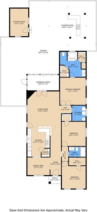 3525 Van Cleave Dr, Meraux, LA 70075 - view of home floor plan
