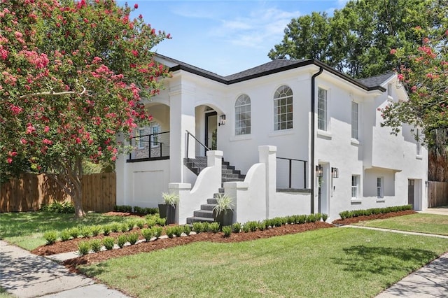 2526 Metairie Rd, Metairie, LA 70001 - view of front of home featuring stairway and stucco siding