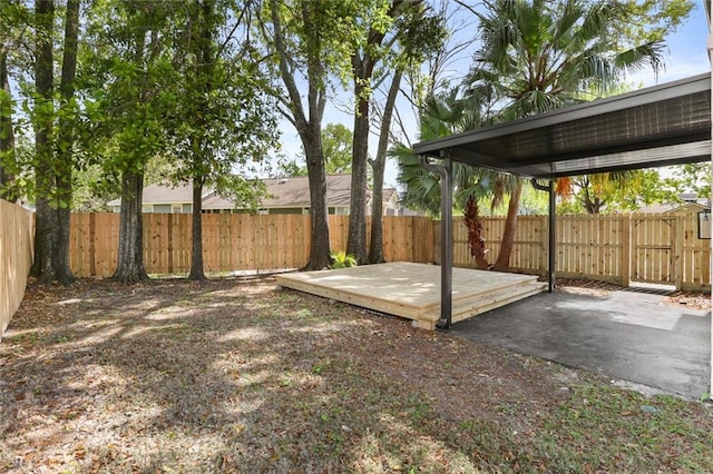 2526 Metairie Rd, Metairie, LA 70001 - fenced backyard with a patio area and a deck