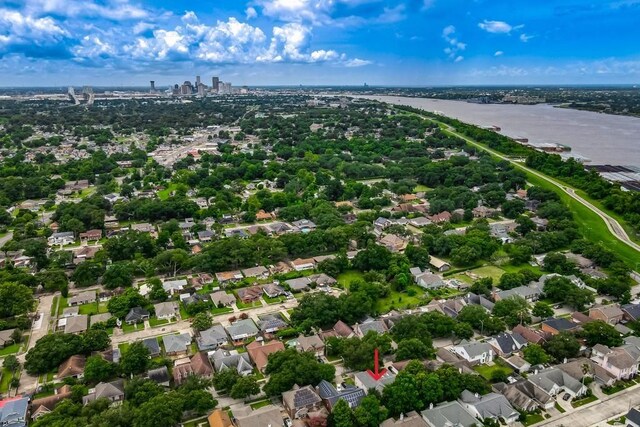 1550 De Battista Pl, New Orleans, LA 70131 - aerial perspective of suburban area with a nearby body of water