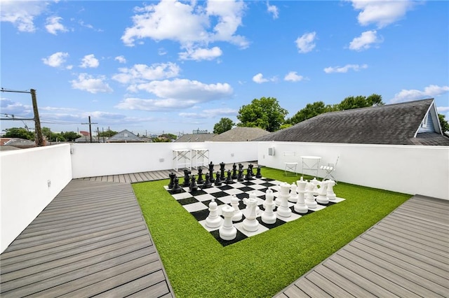 2538 N Rampart St, New Orleans, LA 70117 - fenced backyard featuring a wooden deck