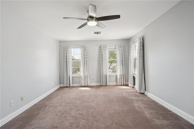 5830 Marshal Foch St, New Orleans, LA 70124 - empty room with carpet, a ceiling fan, and baseboards