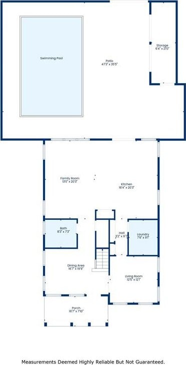 5830 Marshal Foch St, New Orleans, LA 70124 - floor plan / room layout