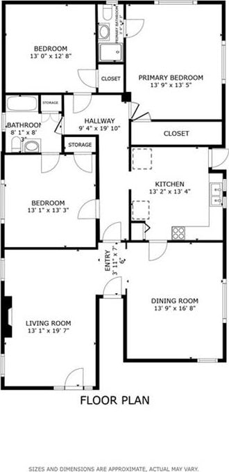 5524 S Galvez St, New Orleans, LA 70125 - home floor plan