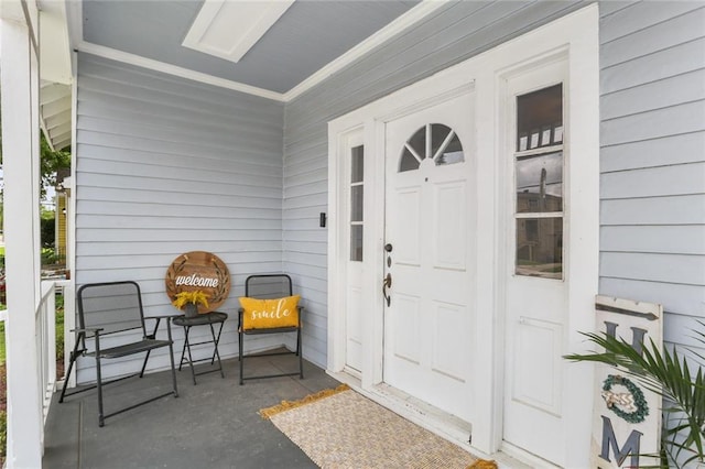 5124 Painters St, New Orleans, LA 70122 - view of exterior entry featuring covered porch