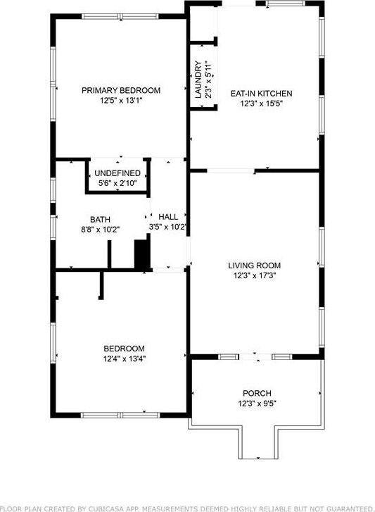 5124 Painters St, New Orleans, LA 70122 - floor plan / room layout