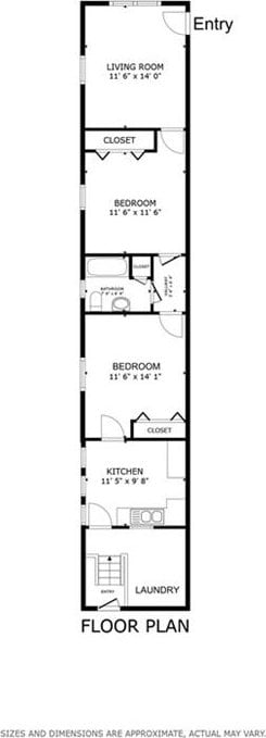 3717 S Johnson St, New Orleans, LA 70125 - room layout