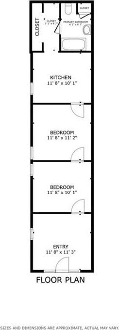 3717 S Johnson St, New Orleans, LA 70125 - property floor plan