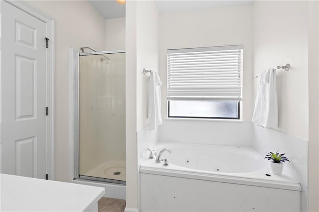 3346 Southlake Ave, Baton Rouge, LA 70818 - bathroom with a stall shower and a whirlpool tub