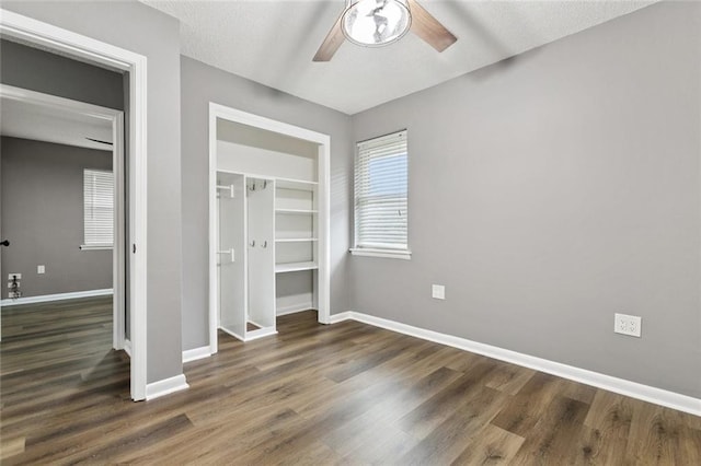 38 Gretna Blvd, Gretna, LA 70053 - unfurnished bedroom with wood finished floors, baseboards, and a closet