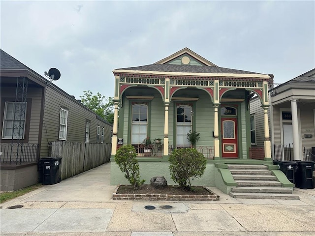 33537 Elmira Ave, New Orleans, LA 70114 - view of front of house with covered porch and roof with shingles