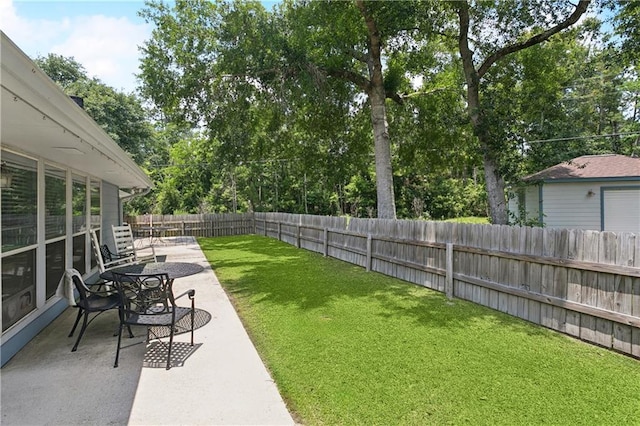 2018 Old River Rd, Slidell, LA 70461 - view of yard featuring a patio area