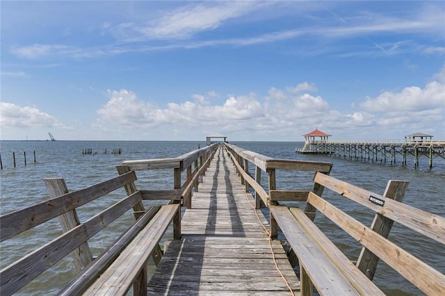329 Carr Dr, Slidell, LA 70458 - dock area with a water view