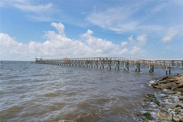 329 Carr Dr, Slidell, LA 70458 - dock featuring a pier and a water view