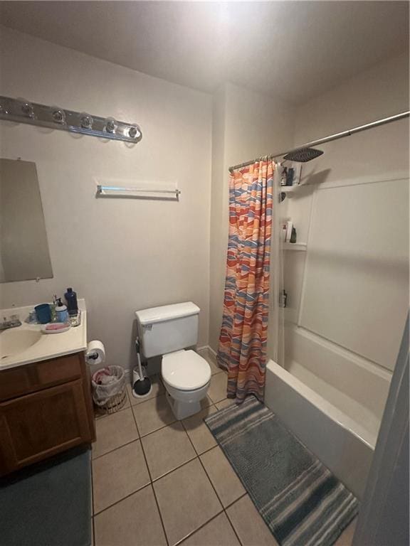 70911 Evelina St, New Orleans, LA 70114 - full bath featuring toilet, tile patterned flooring, vanity, and shower / tub combo