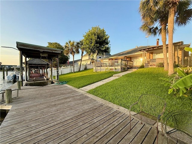 118 Weatherly Cv, Slidell, LA 70458 - dock area featuring boat lift