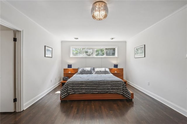 788 Amethyst St, New Orleans, LA 70124 - bedroom with wood finished floors, baseboards, and crown molding