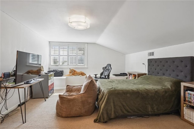 788 Amethyst St, New Orleans, LA 70124 - carpeted bedroom with lofted ceiling