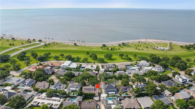 788 Amethyst St, New Orleans, LA 70124 - aerial view of property and surrounding area with a large body of water and nearby suburban area