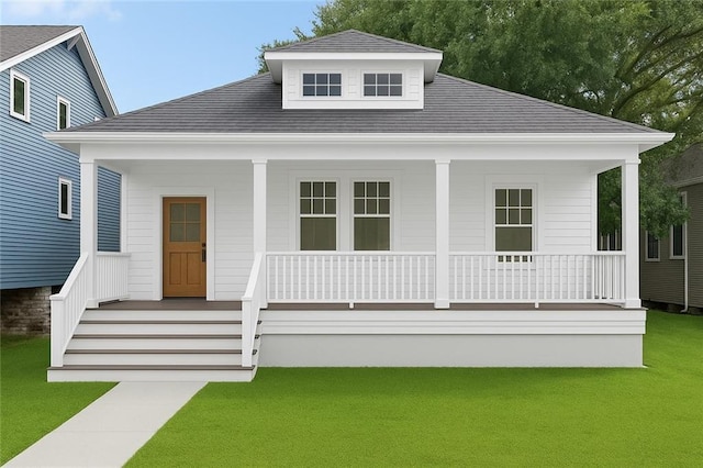 4017 Elba St, New Orleans, LA 70125 - bungalow with a porch and a shingled roof