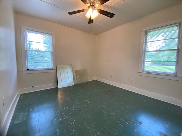 63070 Oak St, Roseland, LA 70456 - empty room featuring baseboards and a ceiling fan