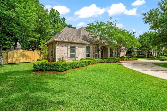 1132 Hardy Dr, Covington, LA 70433 - view of front of house featuring brick siding and roof with shingles