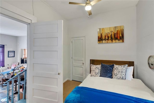 8301 Belfast St Unit 8303, New Orleans, LA 70118 - bedroom with a ceiling fan
