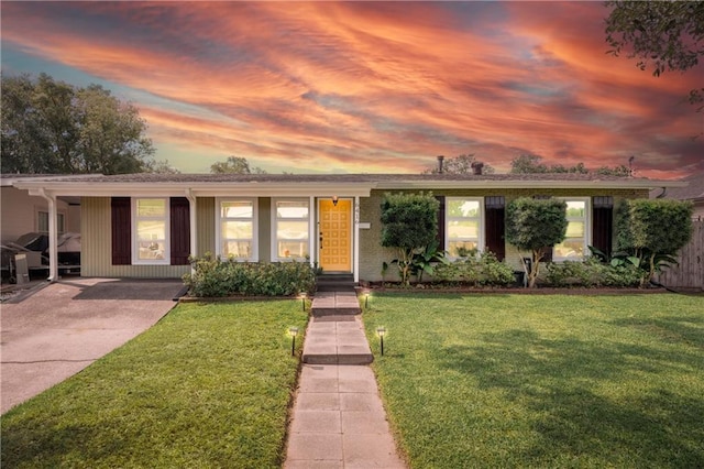 6416 Nora St, Metairie, LA 70003 - single story home featuring a lawn