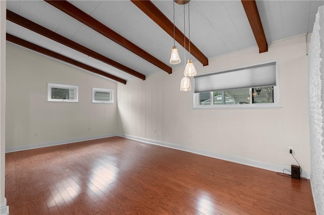 6416 Nora St, Metairie, LA 70003 - spare room with wood finished floors and baseboards