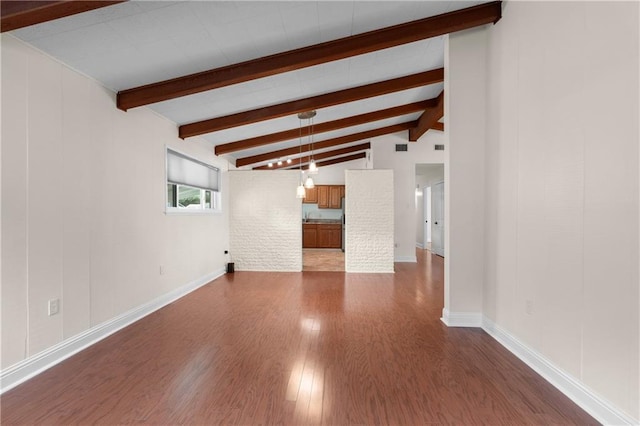 6416 Nora St, Metairie, LA 70003 - unfurnished room with dark wood-style flooring and baseboards