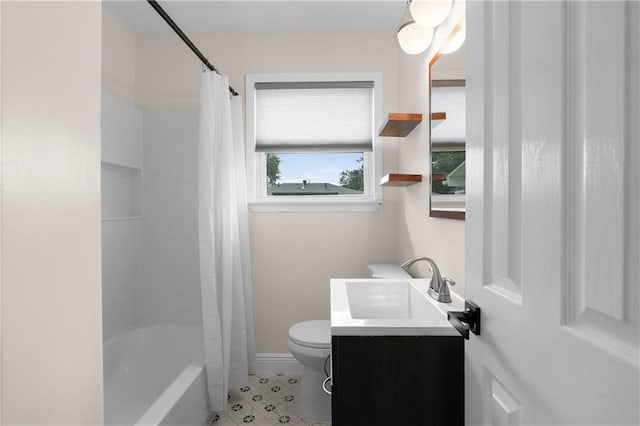 6416 Nora St, Metairie, LA 70003 - bathroom featuring vanity and shower / tub combo with curtain