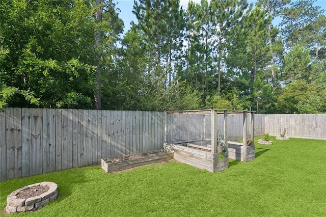 728 Fairfield Loop, Slidell, LA 70458 - view of yard with a garden