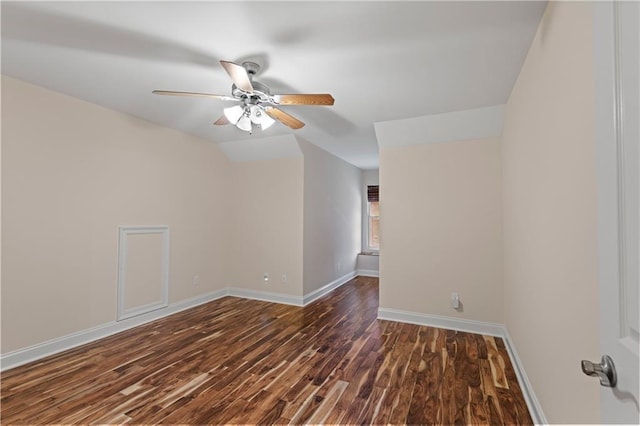 816 Celeste Ave, River Ridge, LA 70123 - unfurnished room featuring wood finished floors, a ceiling fan, and baseboards