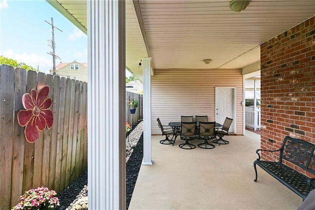 5714 Vicksburg St, New Orleans, LA 70124 - view of patio / terrace with outdoor dining area