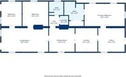 640 Lizardi St, New Orleans, LA 70117 - home floor plan