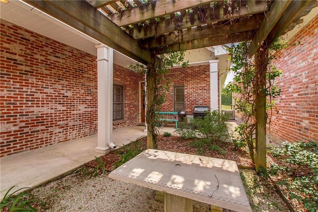 23783 Monarch Pt, Springfield, LA 70462 - view of patio with a pergola