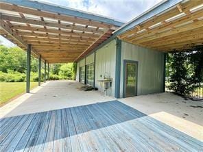 110 Mulberry Ave, Mandeville, LA 70448 - view of wooden deck