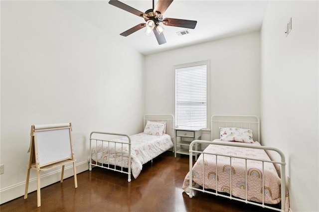 1516 Huron Ave, Metairie, LA 70005 - bedroom featuring wood finished floors and ceiling fan