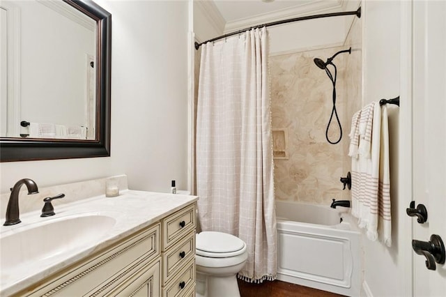 1516 Huron Ave, Metairie, LA 70005 - bathroom featuring vanity, toilet, and shower / tub combo