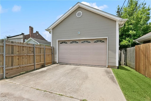 6661 Colbert St, New Orleans, LA 70124 - view of detached garage