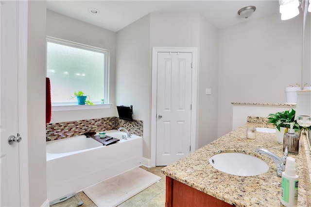 28628 Violet St, Lacombe, LA 70445 - full bath featuring a garden tub and double vanity