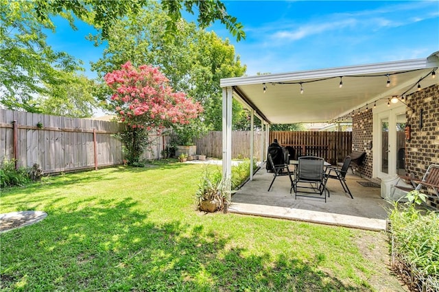3140 Arbutus Ln, Marrero, LA 70072 - view of yard featuring a patio area