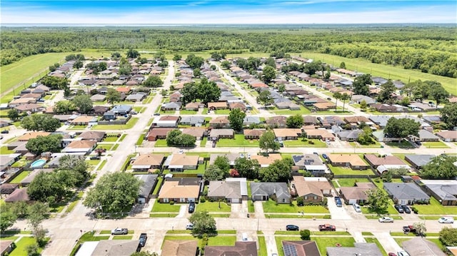 3140 Arbutus Ln, Marrero, LA 70072 - aerial overview of property's location featuring a heavily wooded area and nearby suburban area