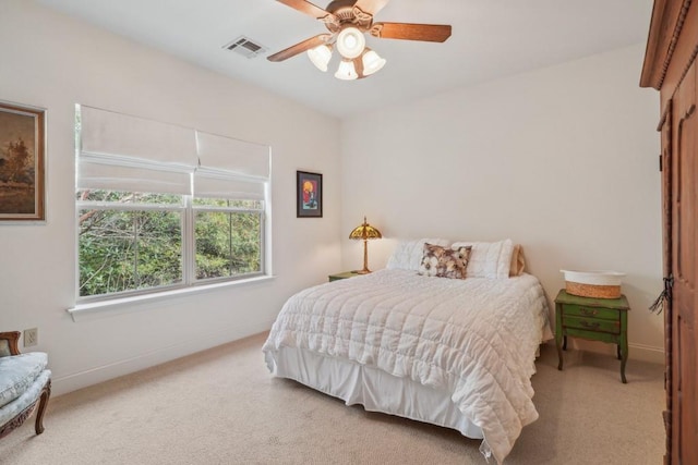 20 Beechwood Gardens Ln, Covington, LA 70435 - carpeted bedroom with baseboards and a ceiling fan