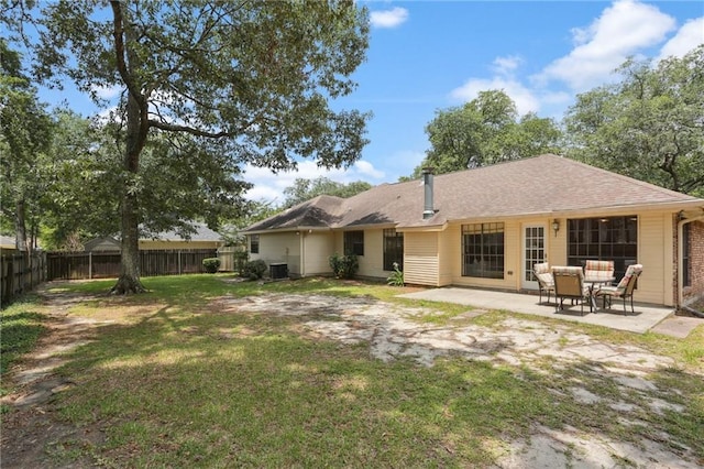 111 Thatcher Dr, Slidell, LA 70461 - back of property featuring a patio