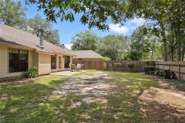 111 Thatcher Dr, Slidell, LA 70461 - view of yard with a patio area